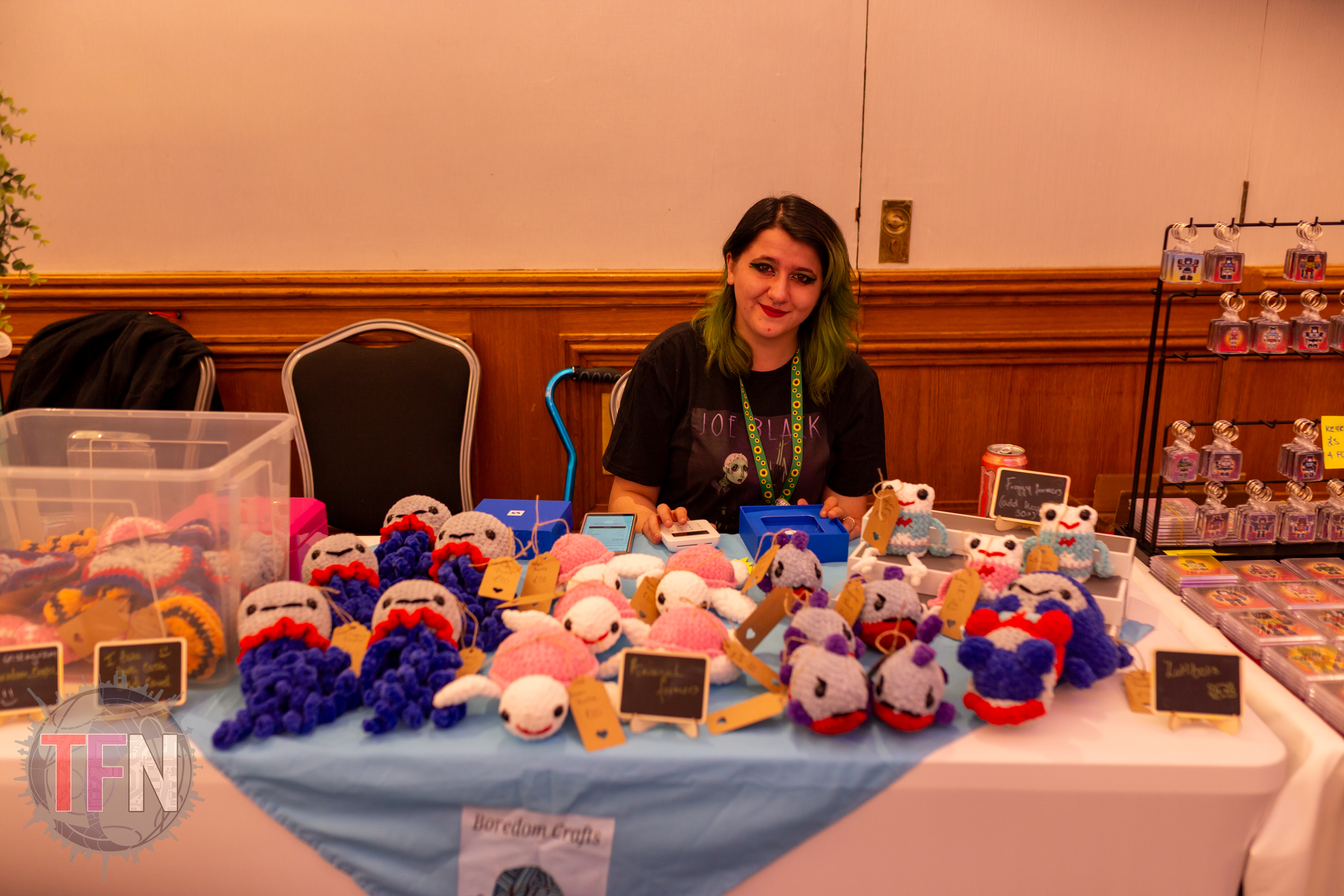 A Forge Artist at their Stall